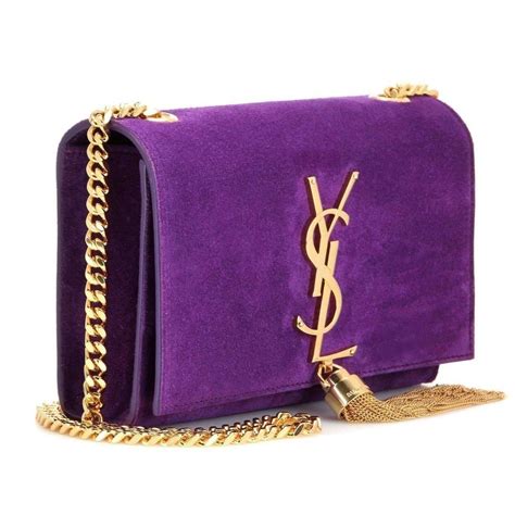 ysl tassel suede bag|ysl evening bag with tassel.